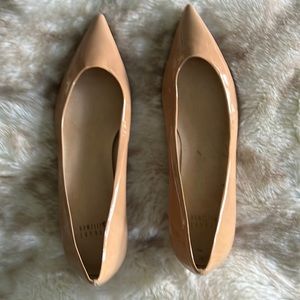 Great used condition Stuart Weitzman patent pumps